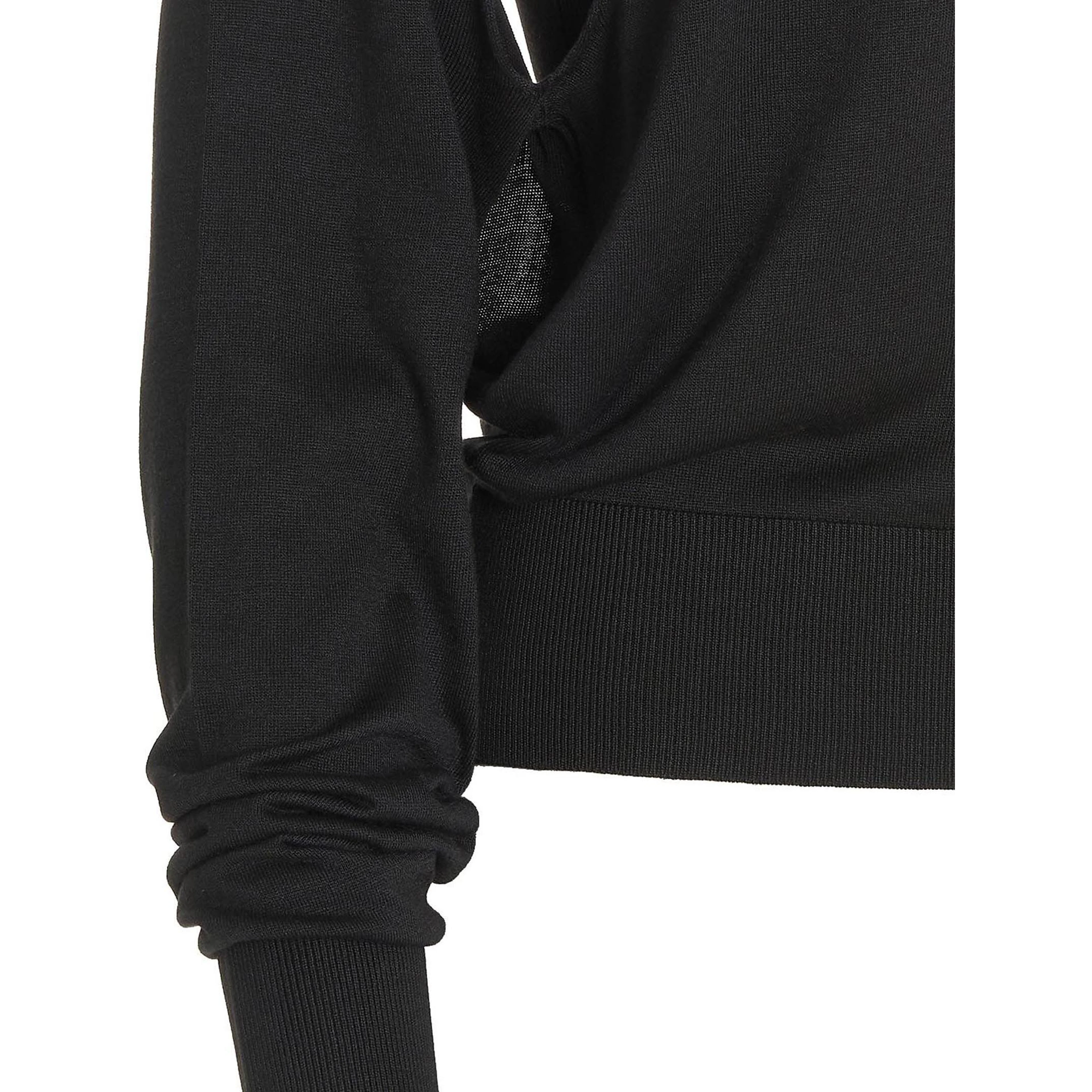 Black Silk Cardigan