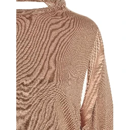 Beige Silk Cardigan