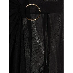 Black Silk Long Dress