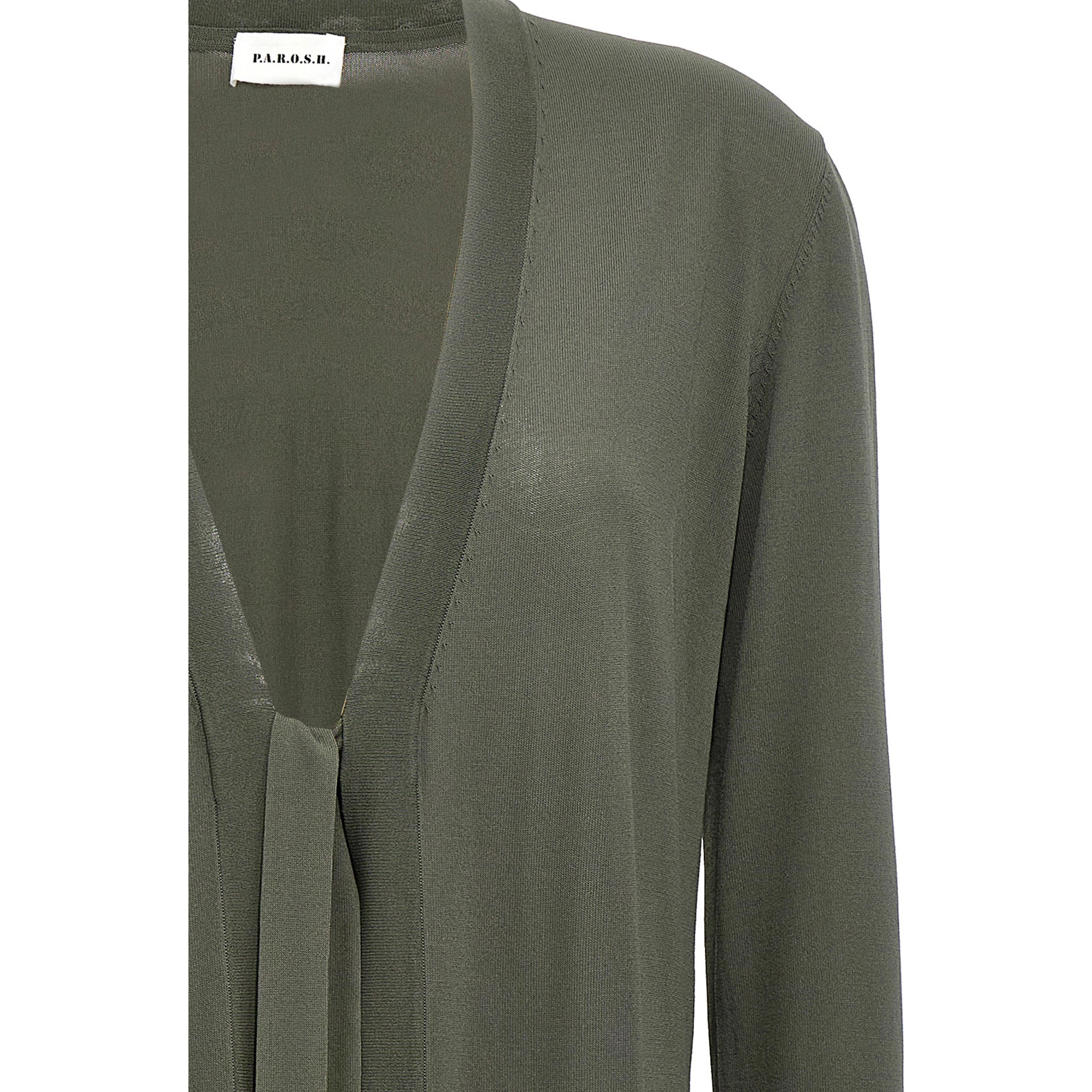 Bicolor Viscose Cardigan