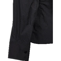 Black Cotton Blouse