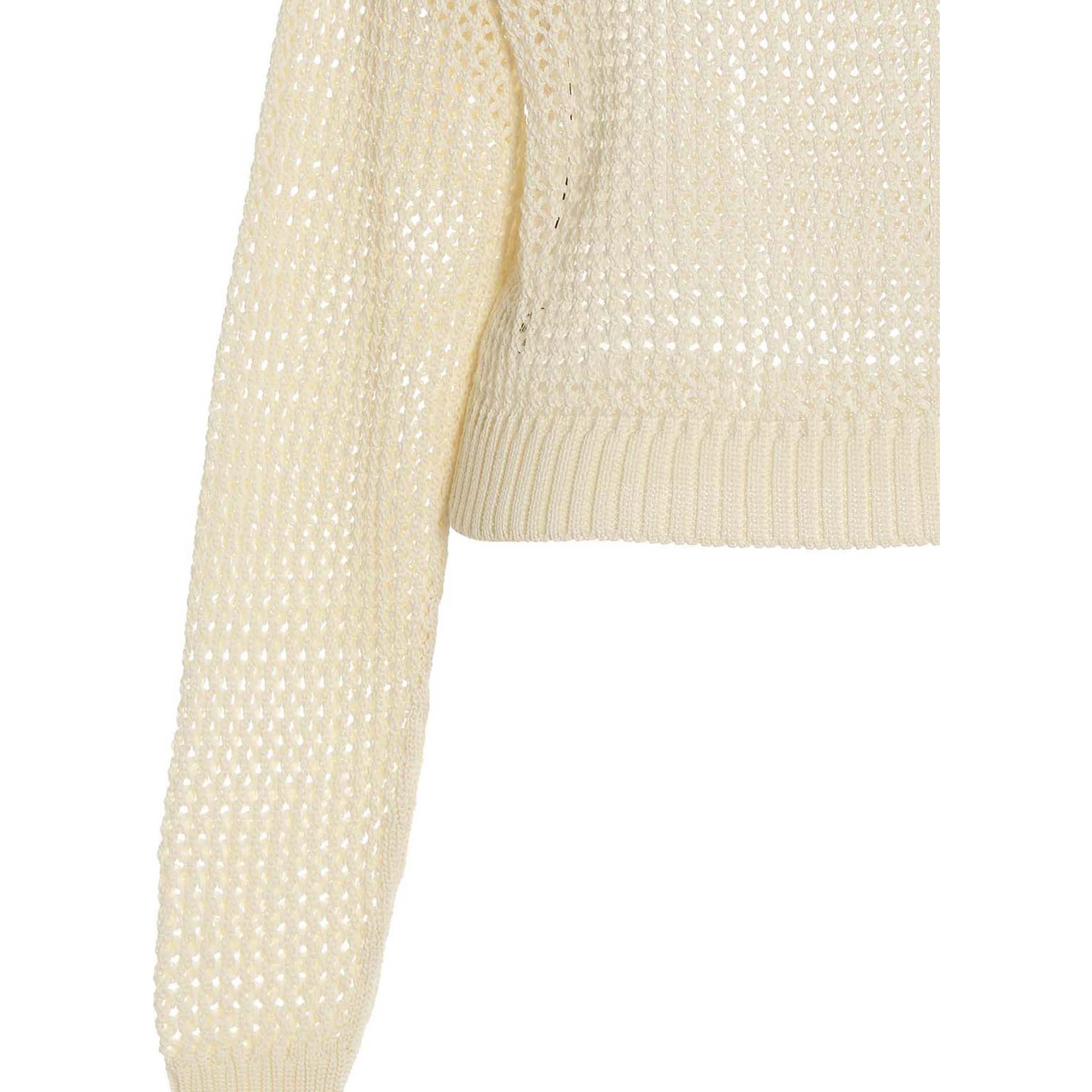 White Cotton Cardigan