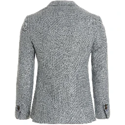 Blue Silk Blazer