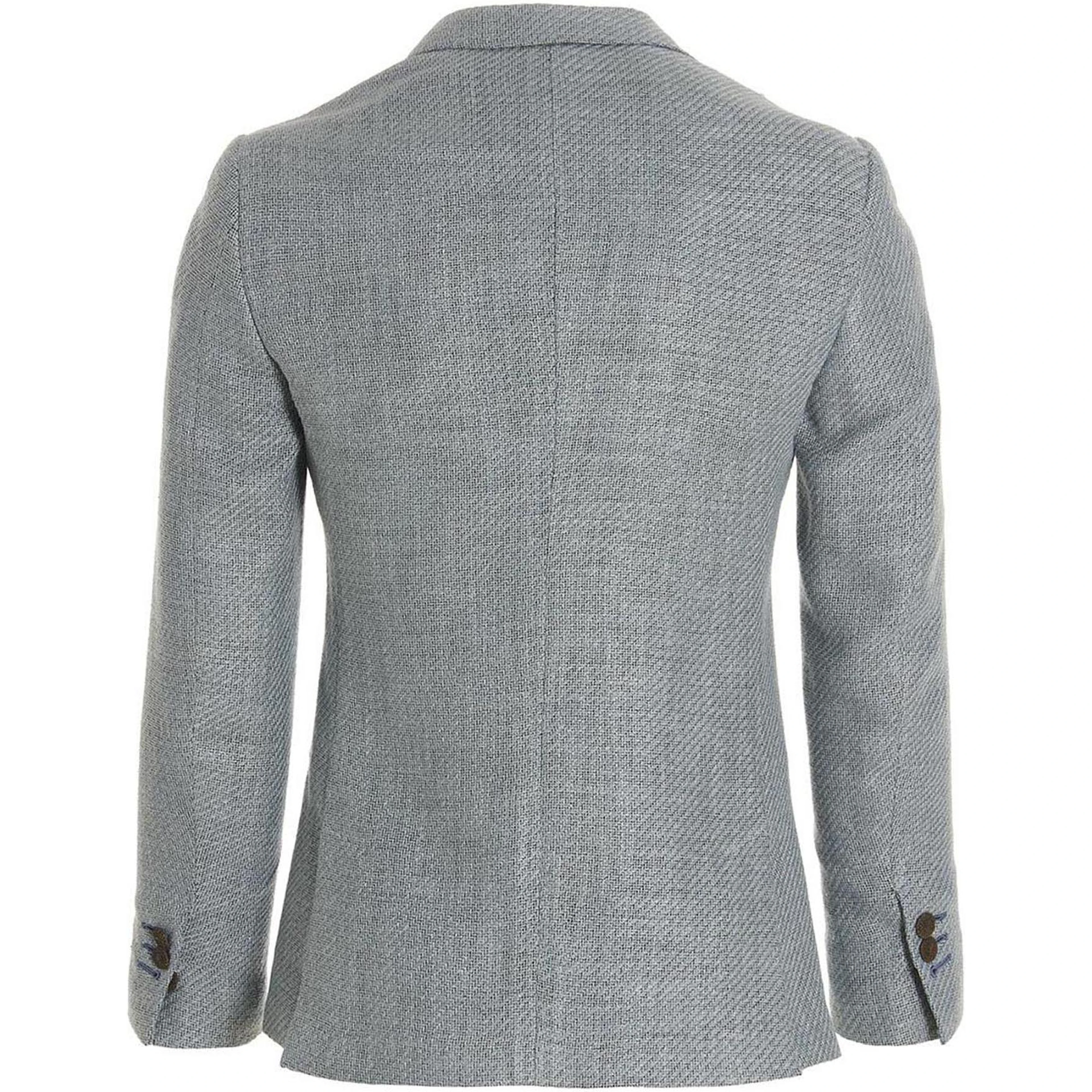 Blue Silk Blazer