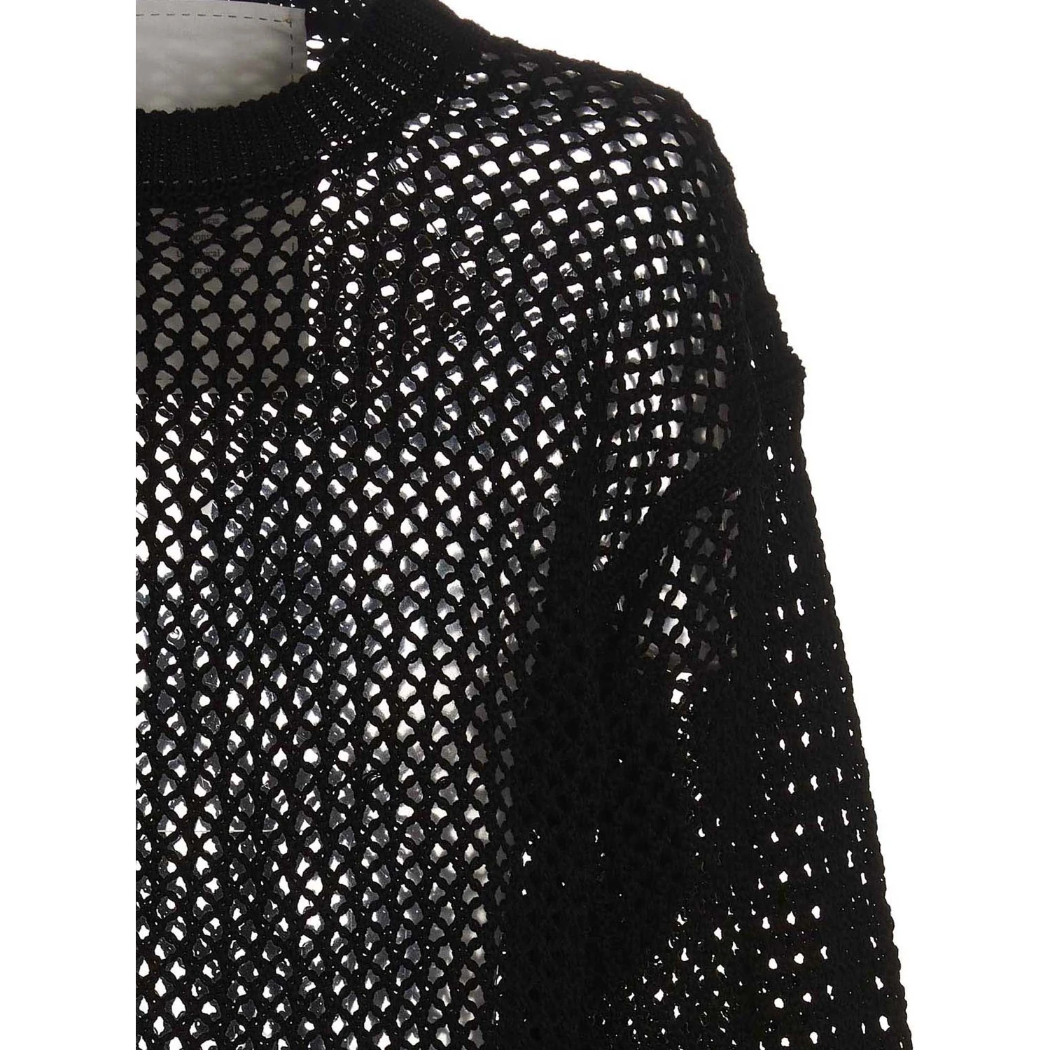 Black Cotton Cardigan