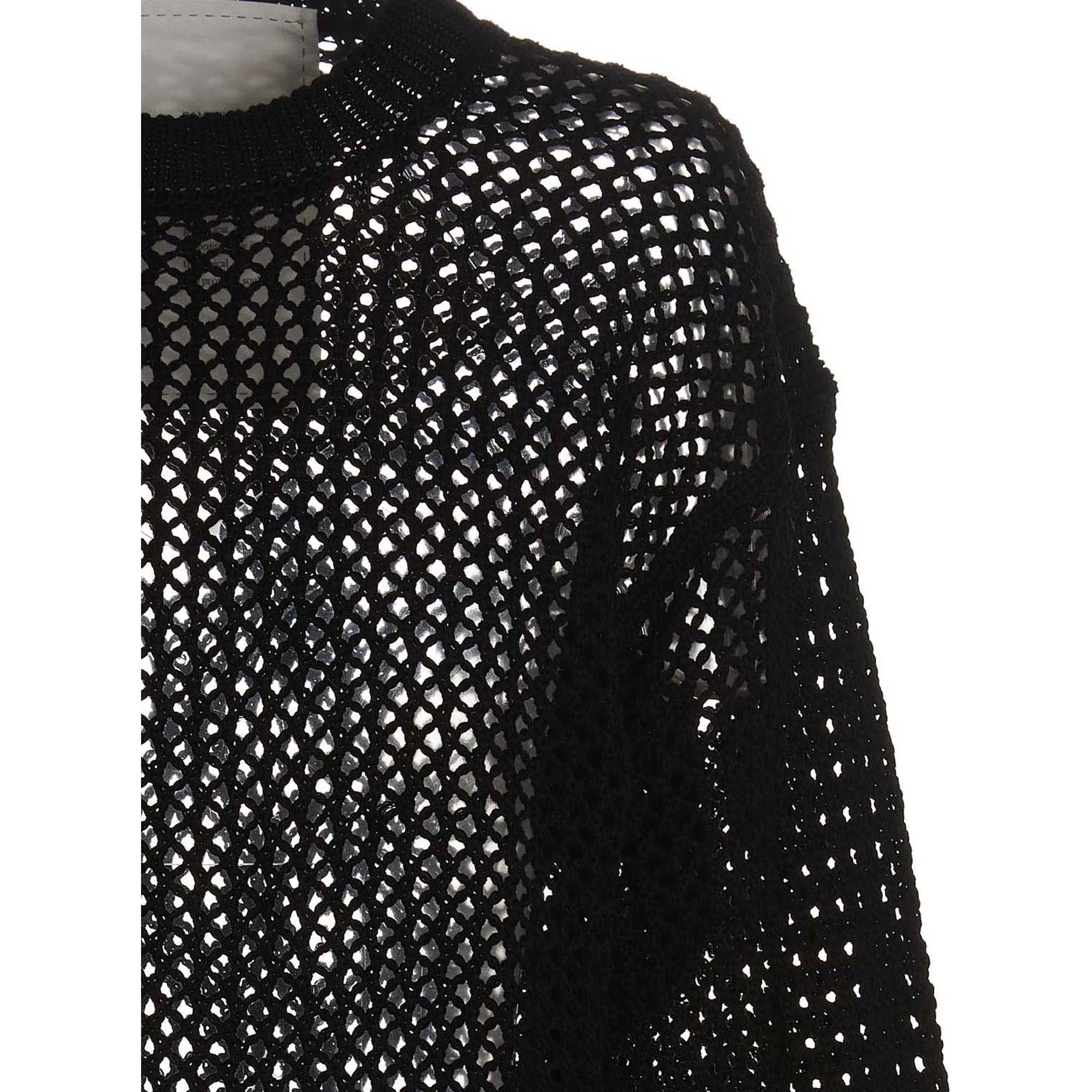 Black Cotton Cardigan