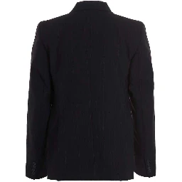 Blue Virgin Wool Blazer