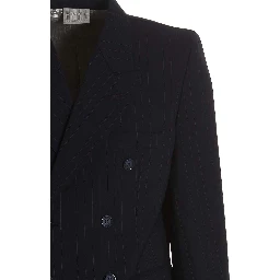 Blue Virgin Wool Blazer