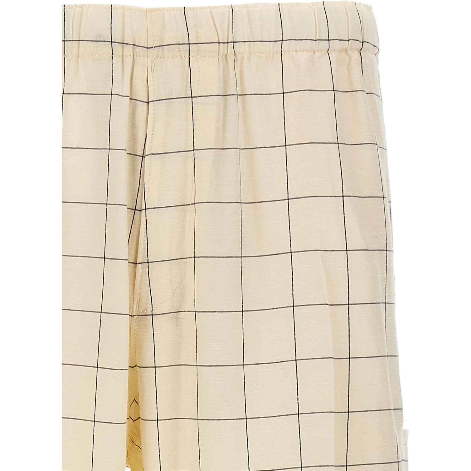 Bicolor Rayon Casual Pants