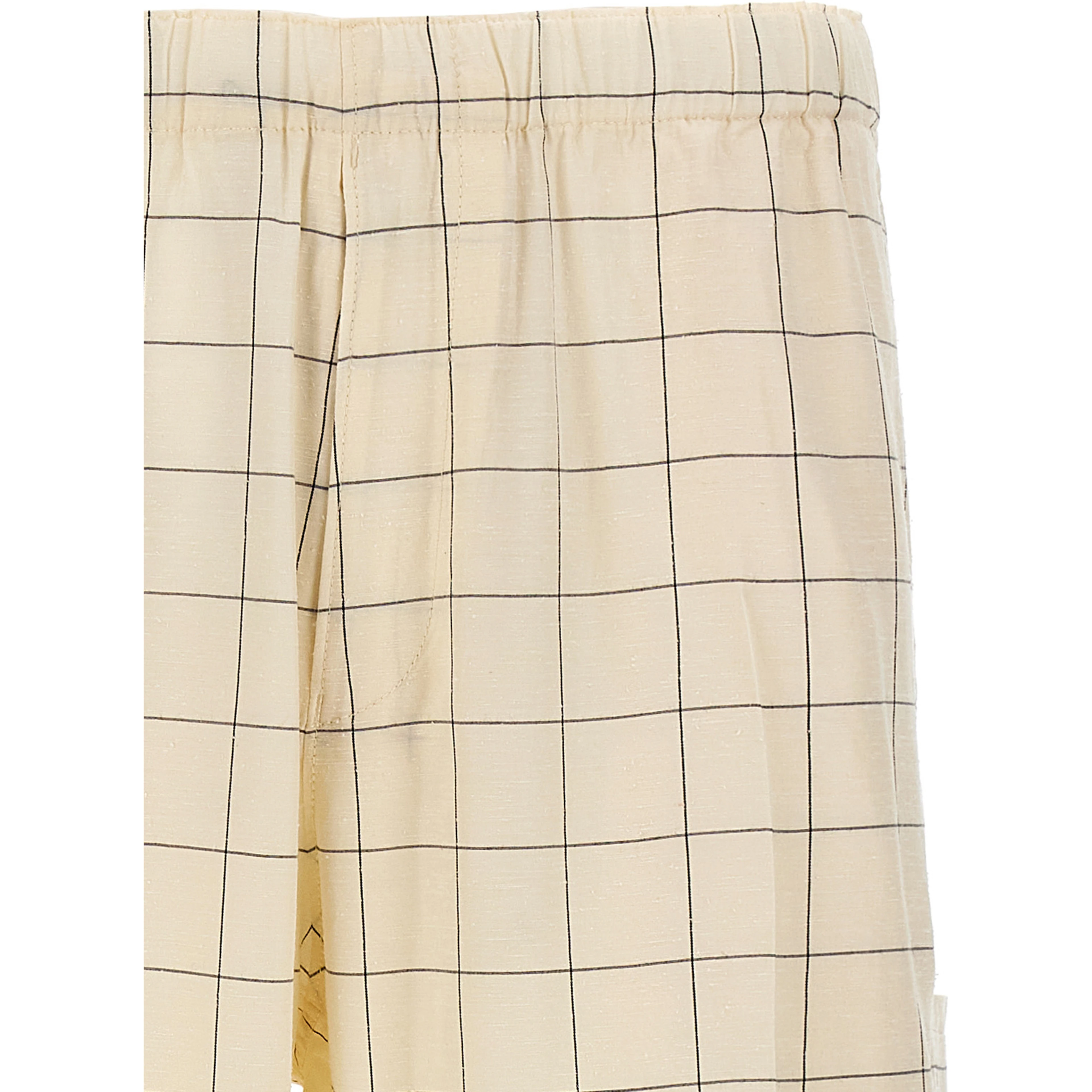 Bicolor Rayon Casual Pants