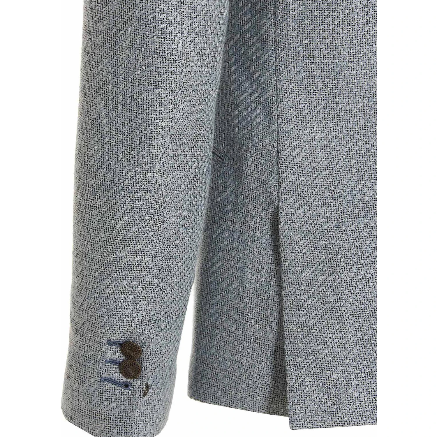 Blue Silk Blazer