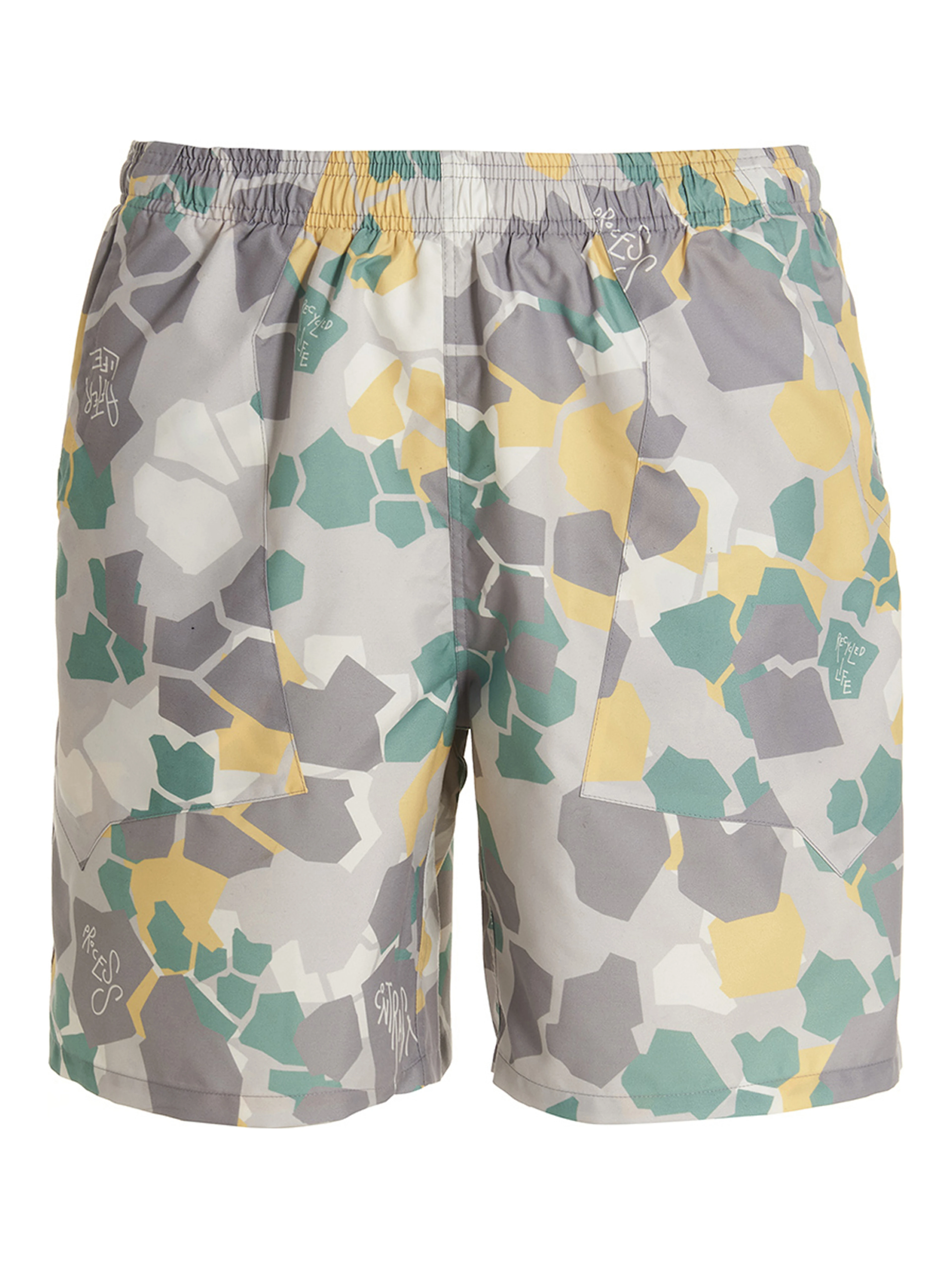 Multicolor Polyethylene Shorts