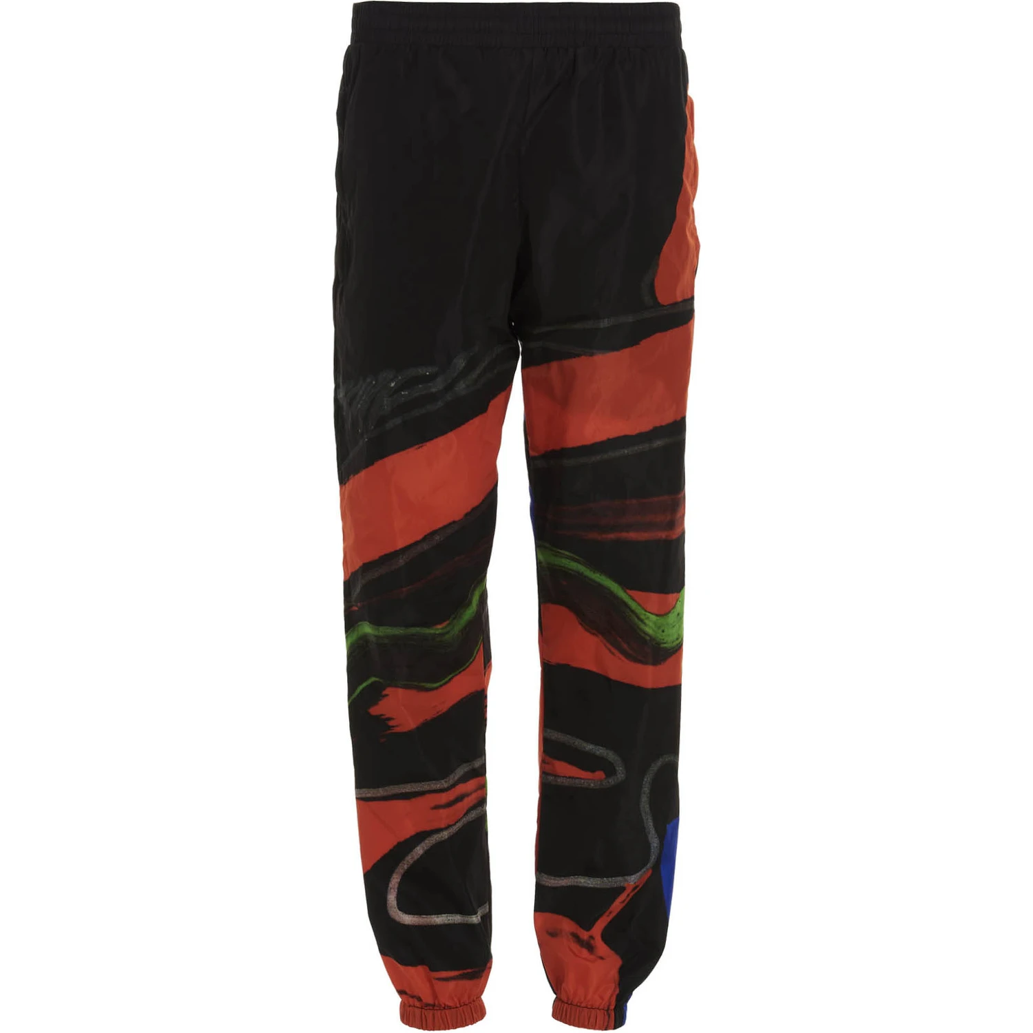 Black Polyamide Athletic Pants