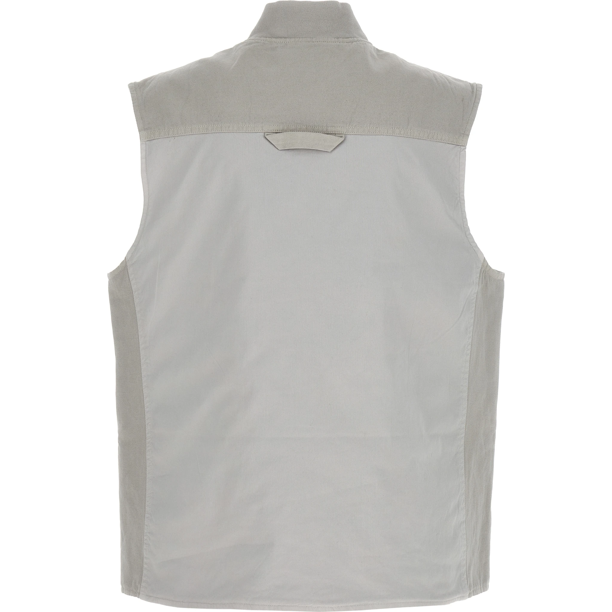Gray Cotton Sleeveless Jacket
