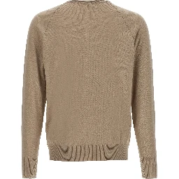 Beige Cotton Cardigan