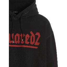 Black Cotton Sweatshirt