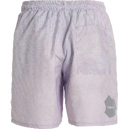 Purple Polyethylene Short And Mini Shorts