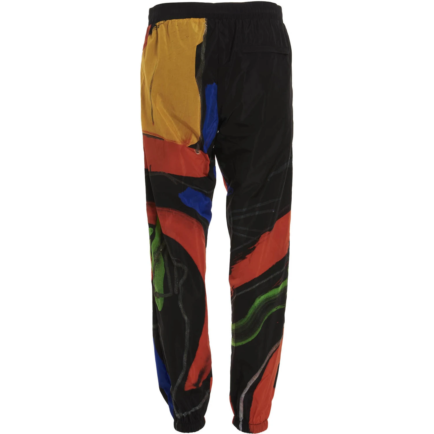 Black Polyamide Athletic Pants