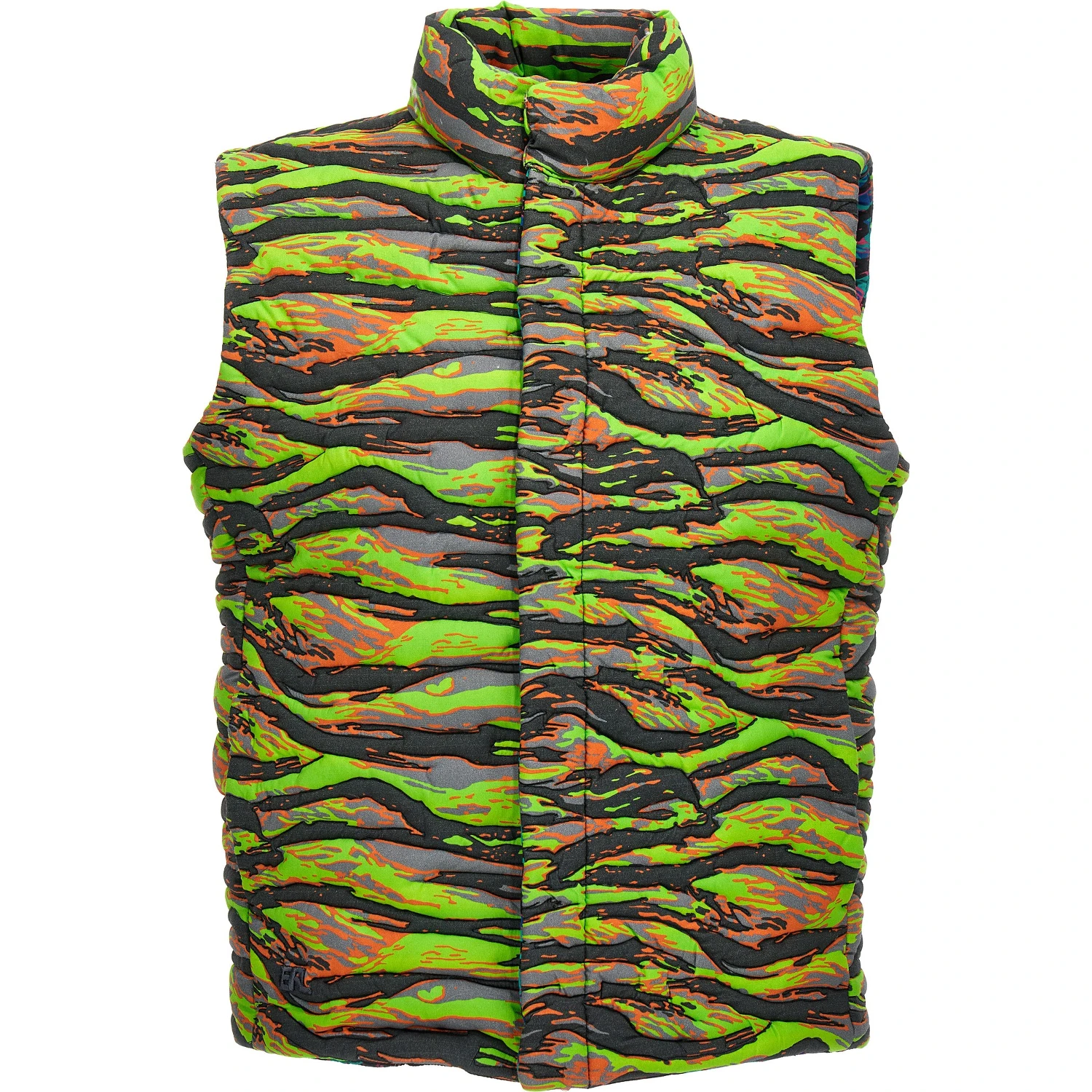 Multicolor Cotton Sleeveless Jacket