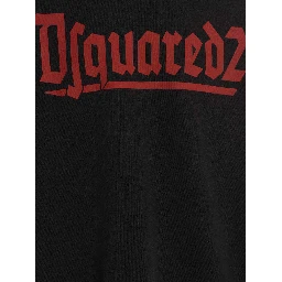 Black Cotton Sweatshirt