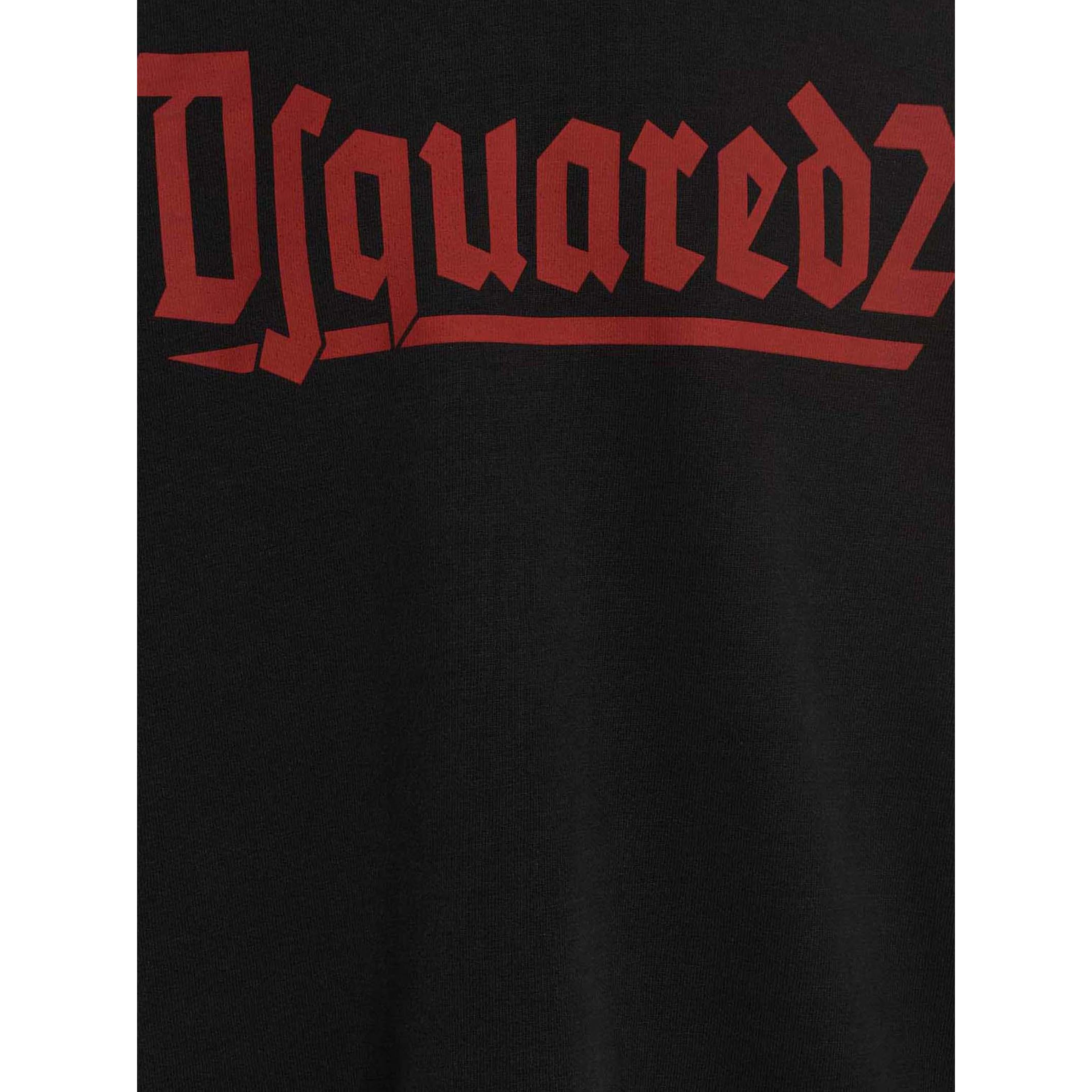 Black Cotton Sweatshirt