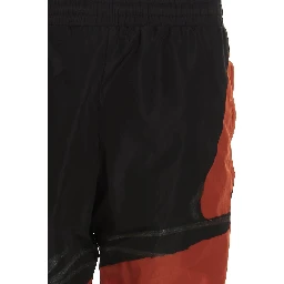 Black Polyamide Athletic Pants