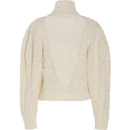White Wool Cardigan