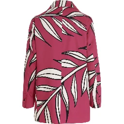 Fuchsia Cotton Blazer