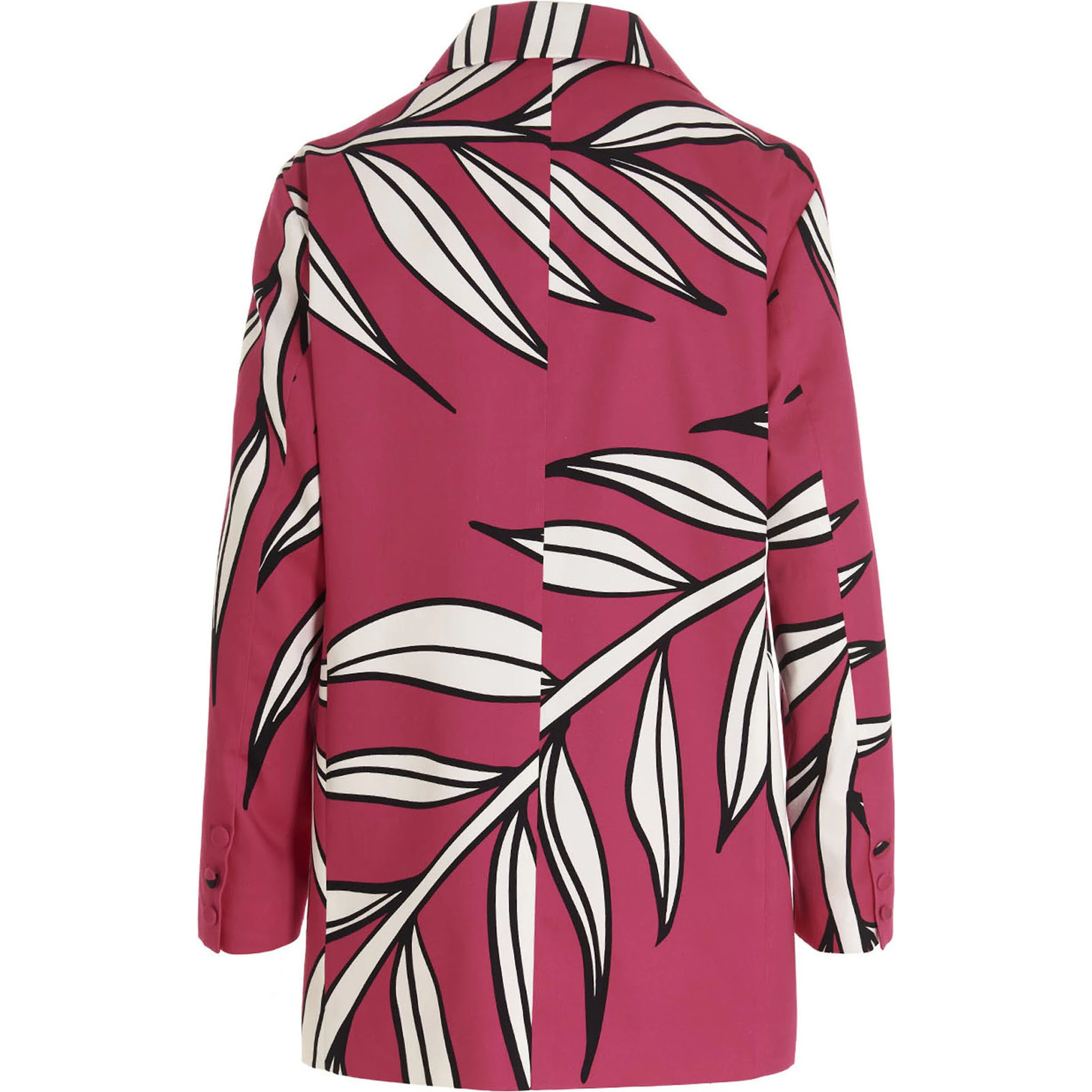 Fuchsia Cotton Blazer