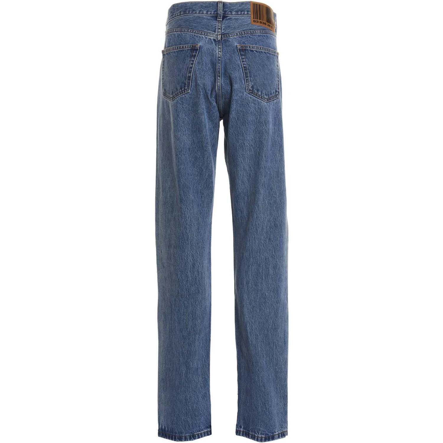 Blue Cotton Relaxed Fit Jeans