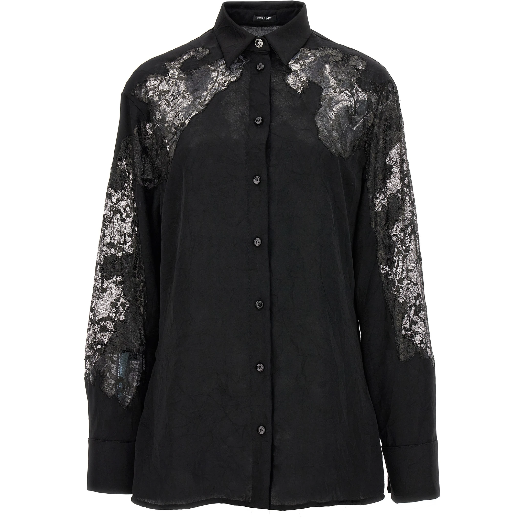 Black Polyester Blouse