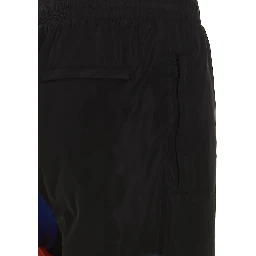 Black Polyamide Athletic Pants