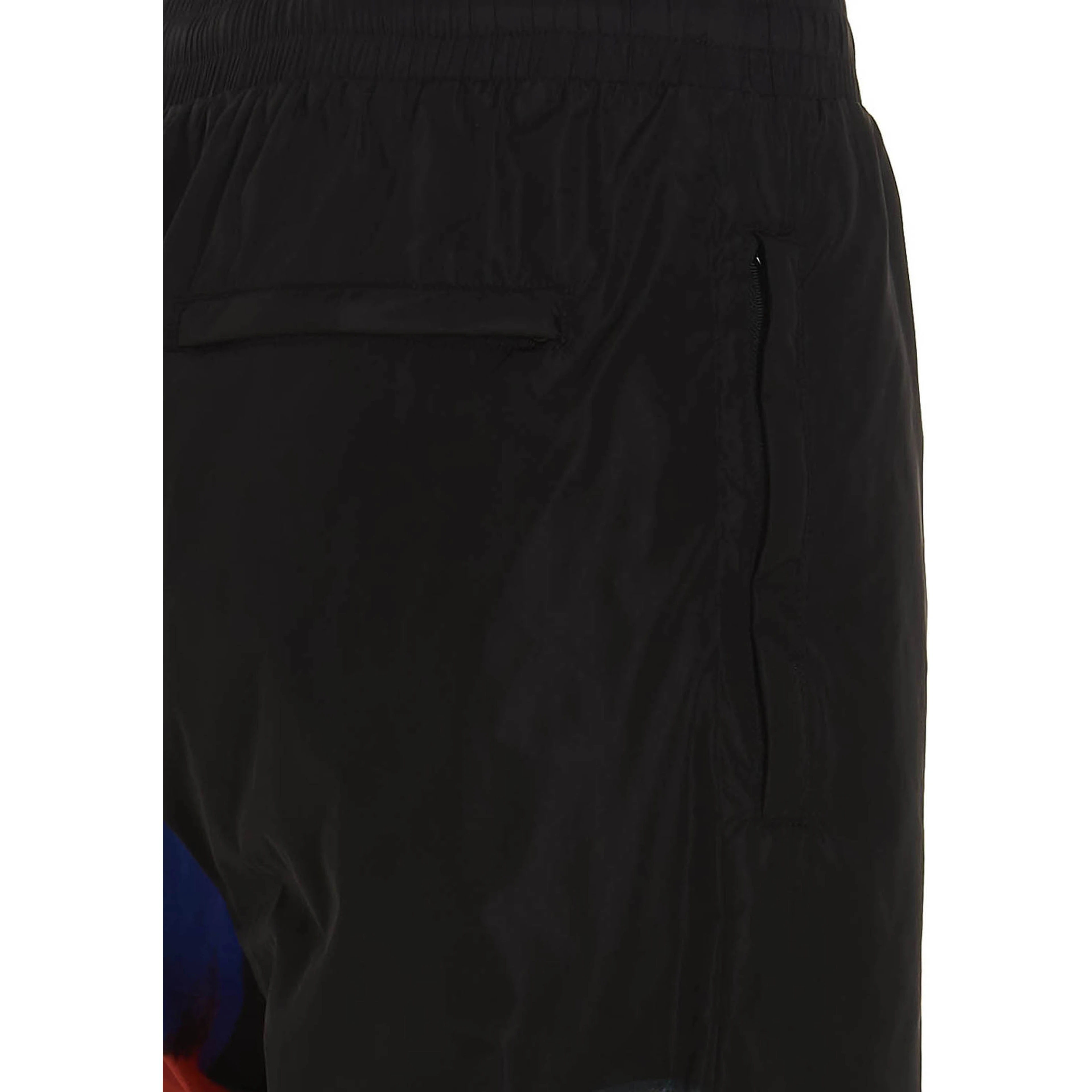 Black Polyamide Athletic Pants