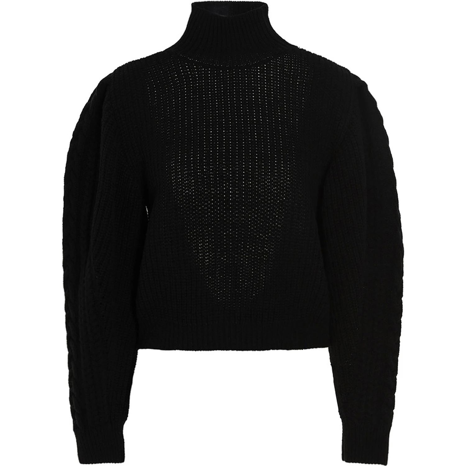 Black Wool Cardigan