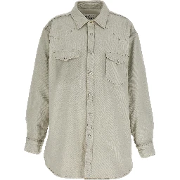 White Cotton Denim Jacket