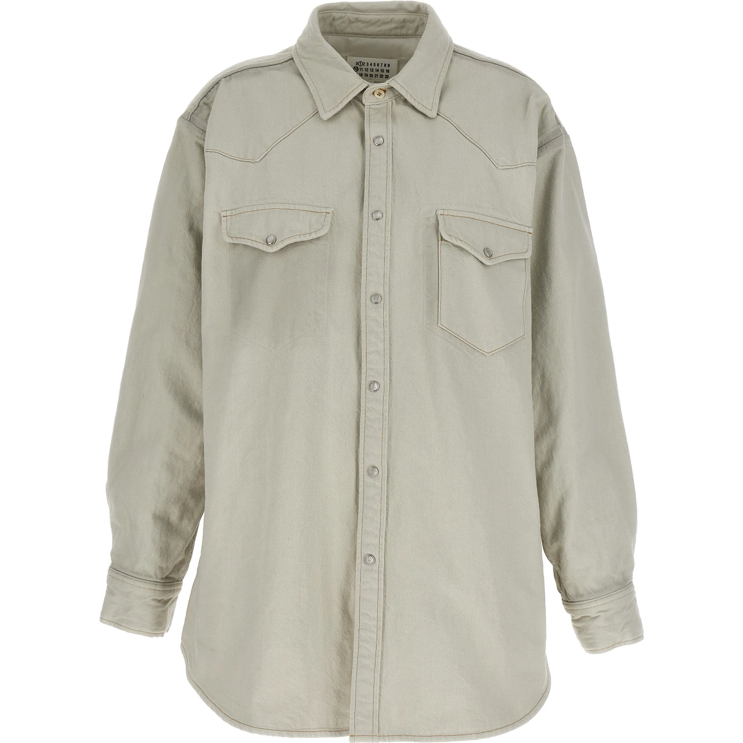 White Cotton Denim Jacket