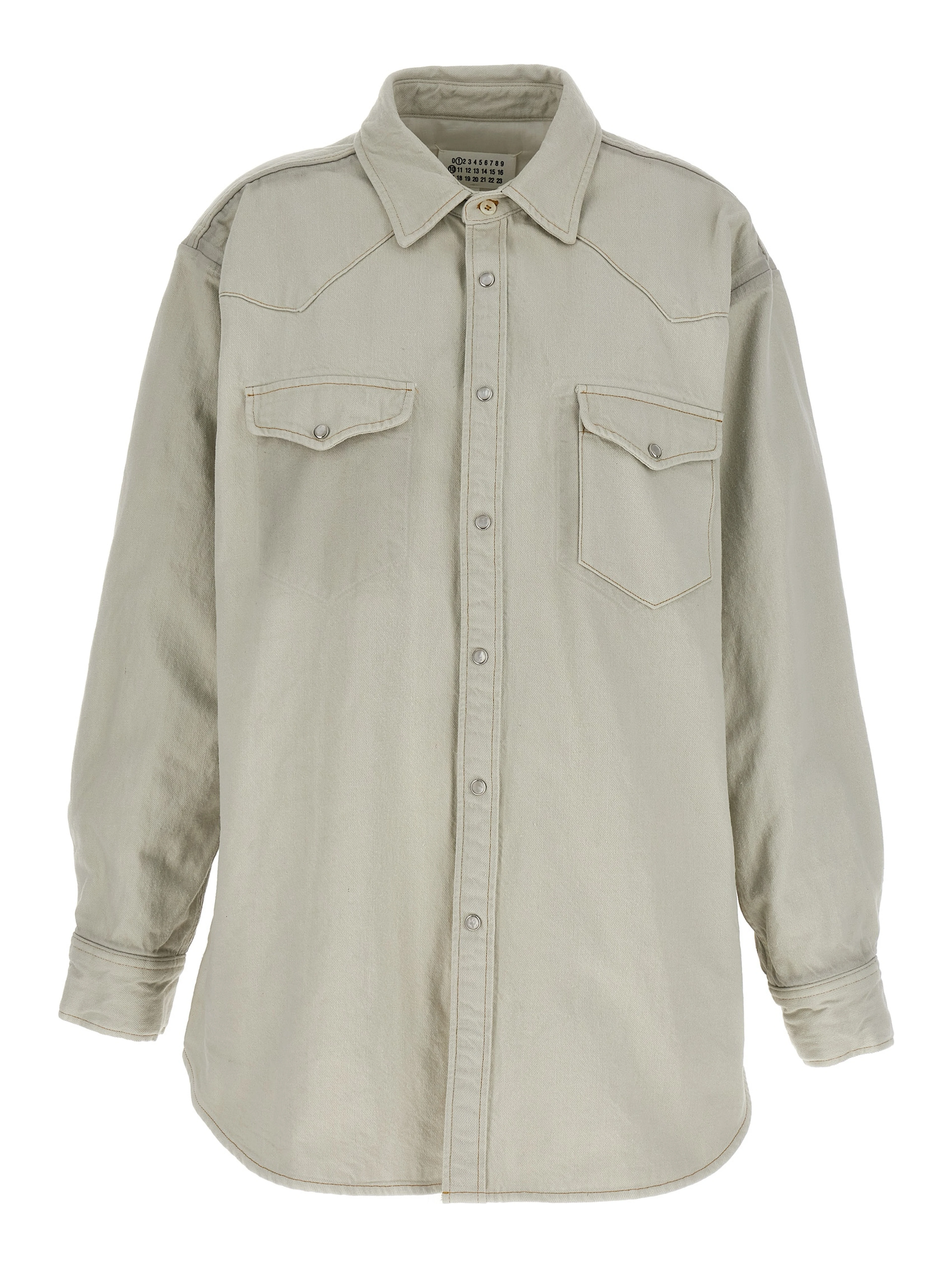 White Cotton Denim Jacket