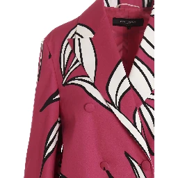 Fuchsia Cotton Blazer