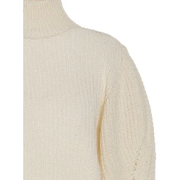 White Wool Cardigan