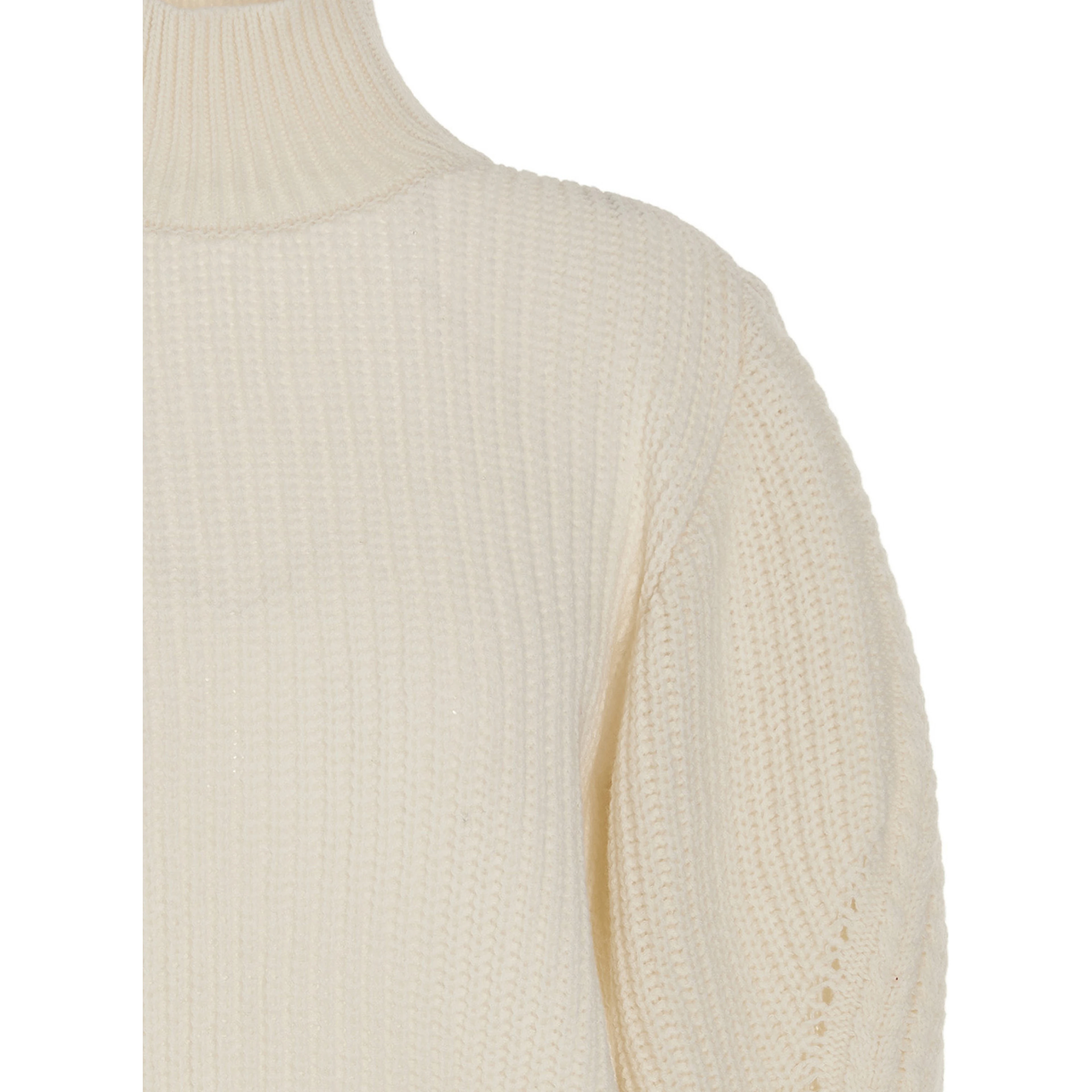 White Wool Cardigan