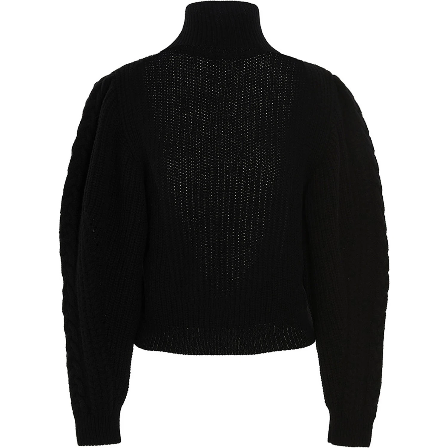 Black Wool Cardigan