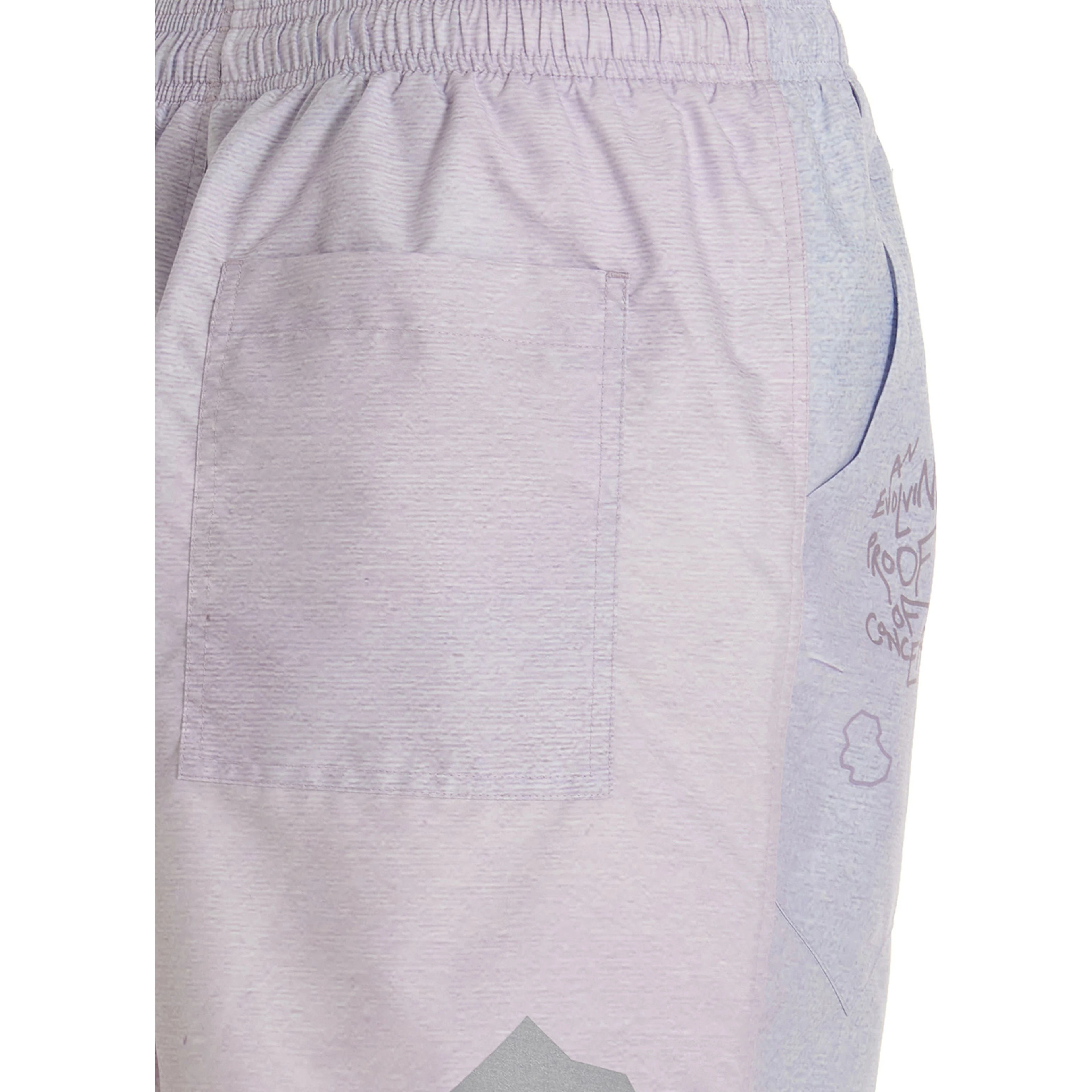 Purple Polyethylene Short And Mini Shorts