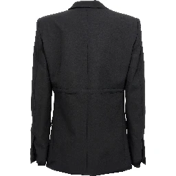 Black Virgin Wool Blazer
