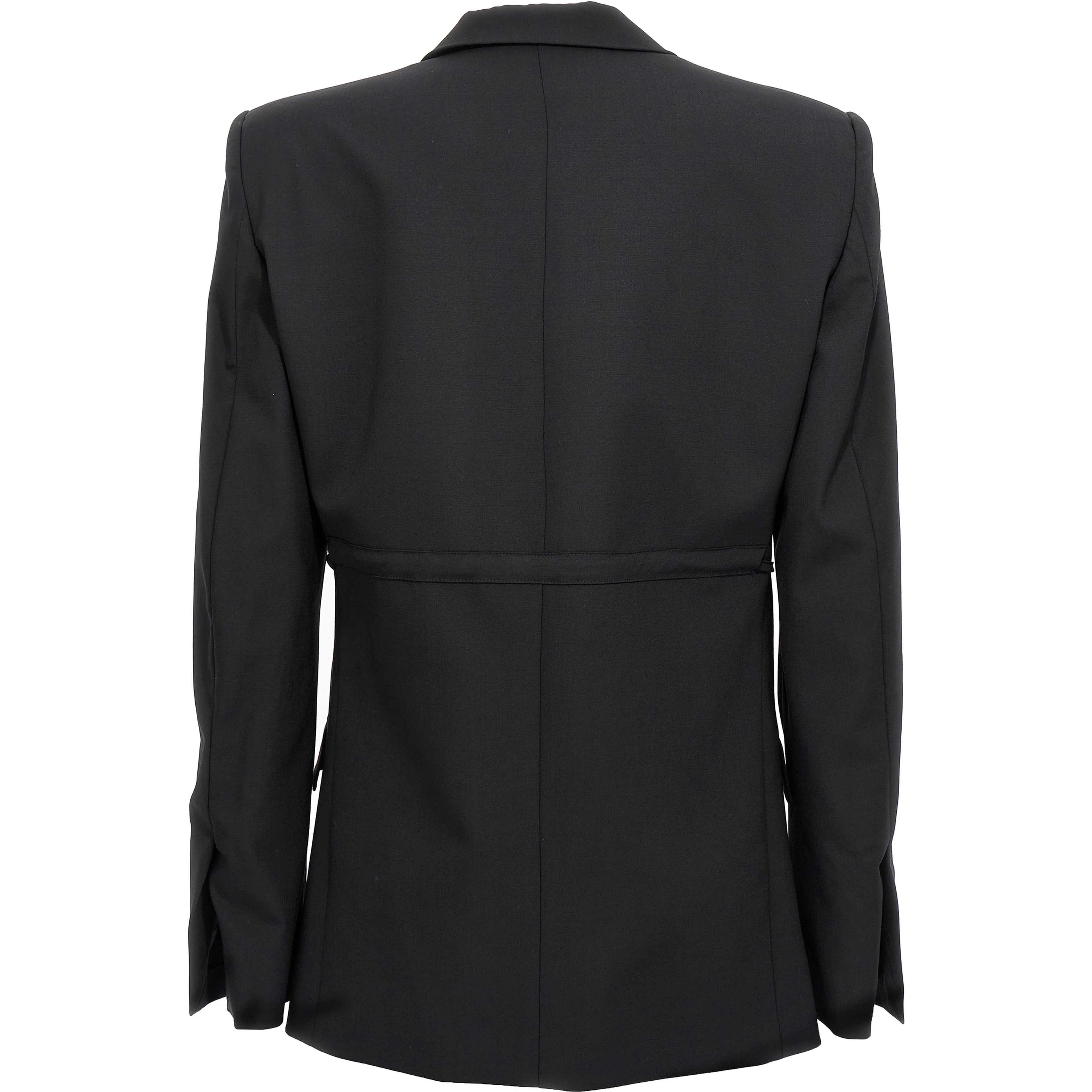 Black Virgin Wool Blazer