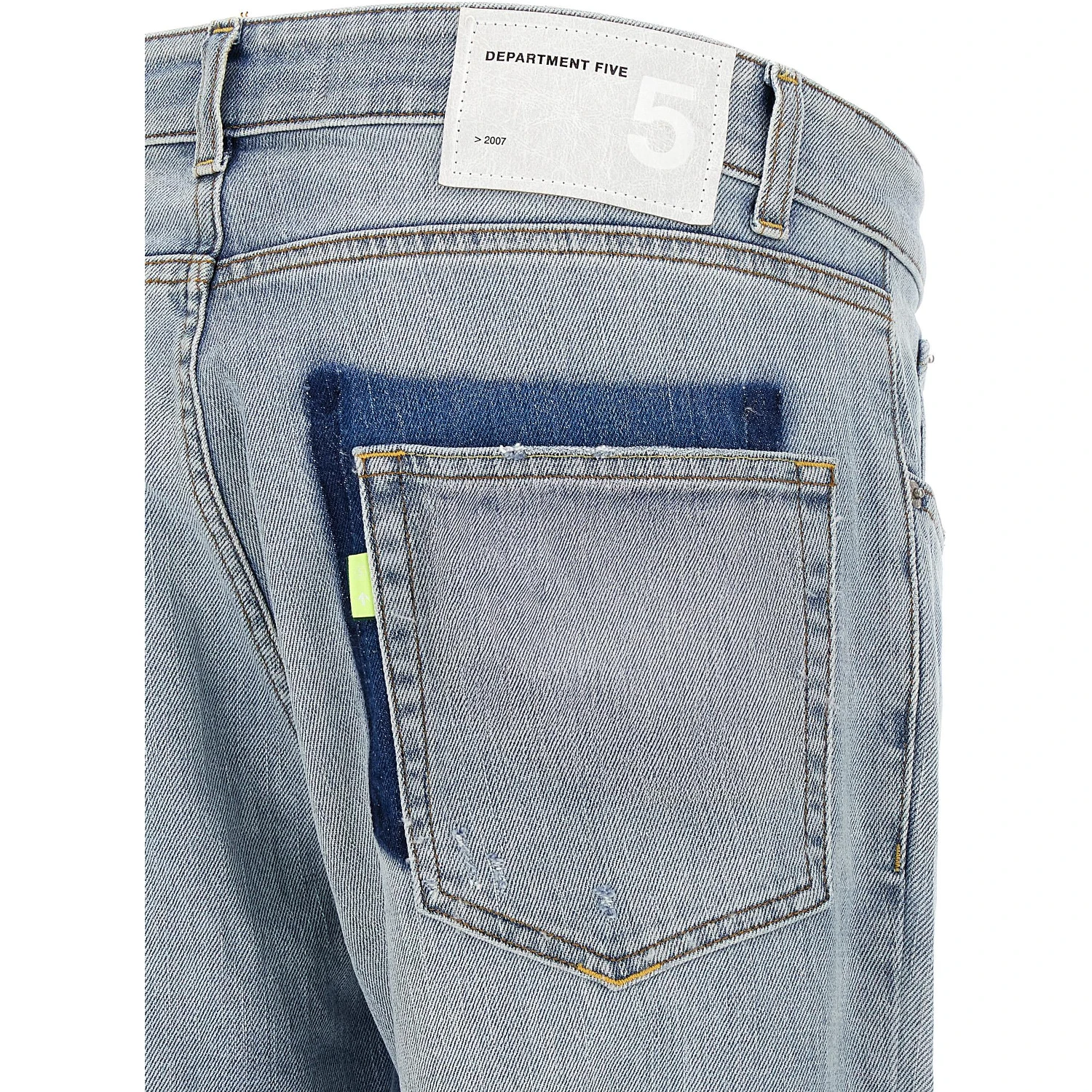 Blue Cotton Slim Fit Jeans