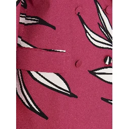 Fuchsia Cotton Blazer