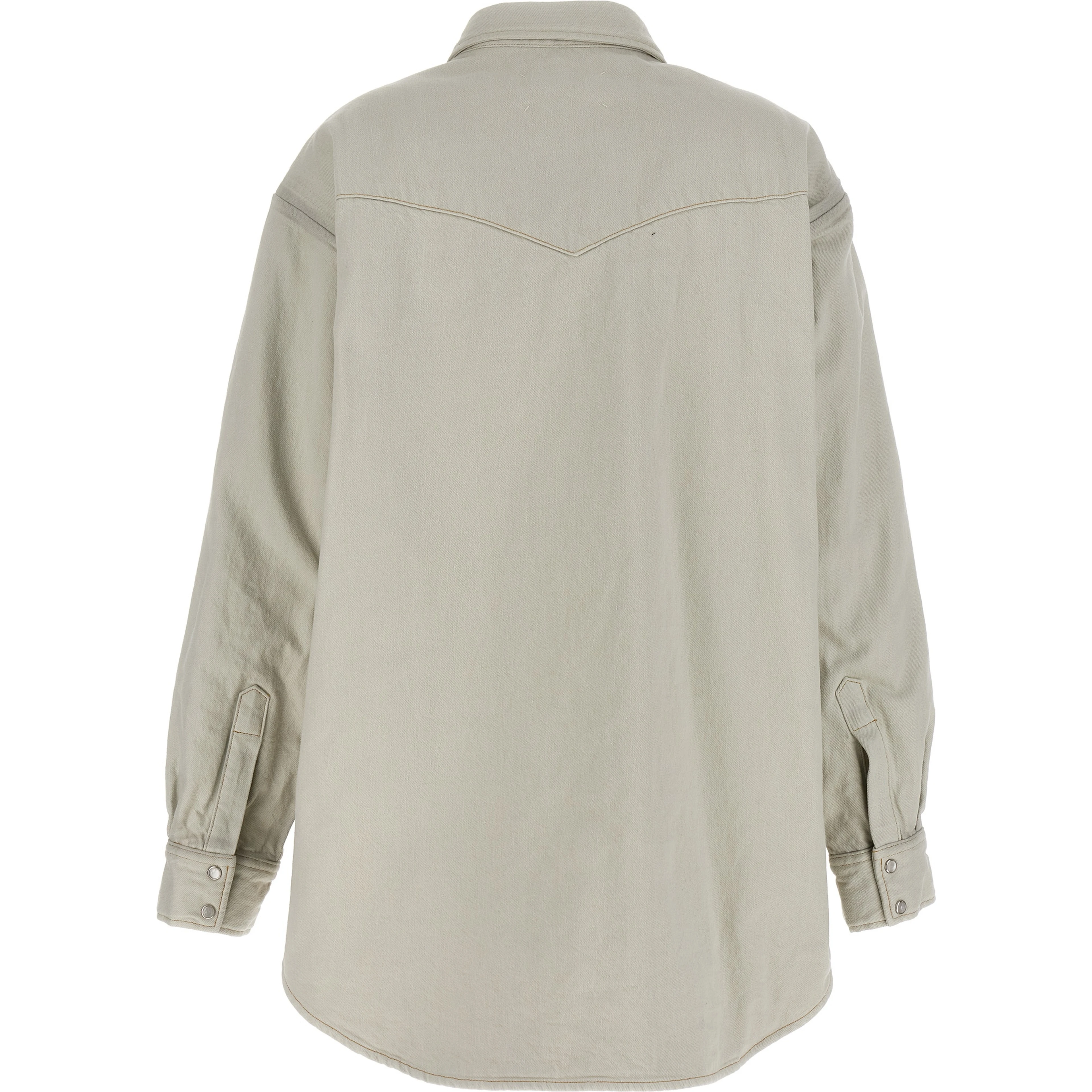 White Cotton Denim Jacket