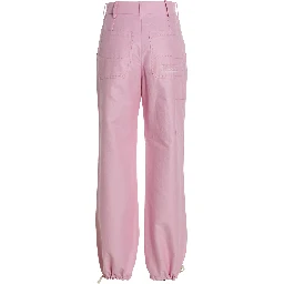 Multicolor Polyamide Casual Pants