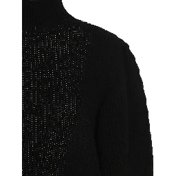 Black Wool Cardigan