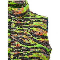 Multicolor Cotton Sleeveless Jacket
